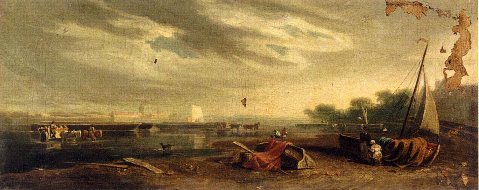 a river landscape on the thames